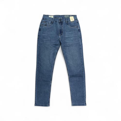 PANTALON JEANS TALLA 34 - COD27 - SEMI TUBO - AZUL CLARO