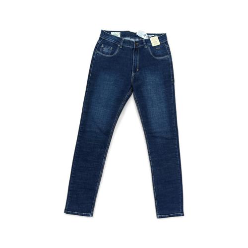 PANTALON JEANS TALLA 32 - COD27 - SEMI TUBO - AZUL OSCURO PRELAVADO