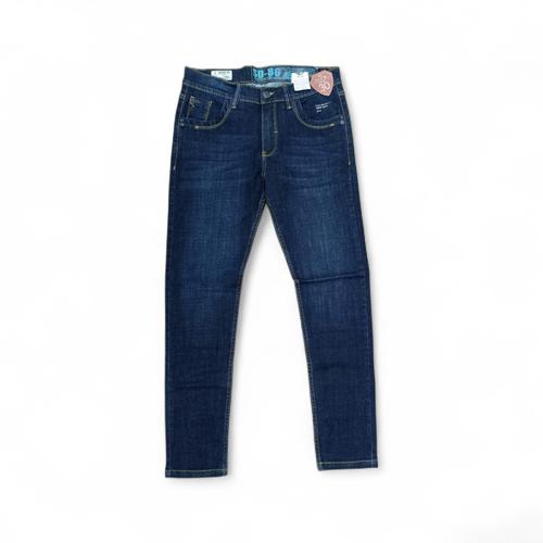 PANTALON JEANS TALLA 30 - COD27 - SEMI TUBO - AZUL OSCURO