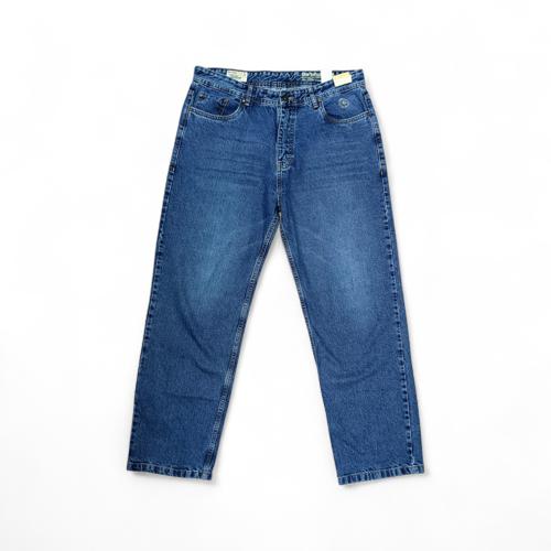 PANTALON JEANS TALLA 38 - COD27 - OVERSIZE - AZUL MEDIO OSCURO