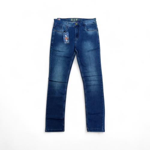 PANTALON JEANS TALLA 30 - SOF - SEMITUBO / LLANO - AZUL CLARO