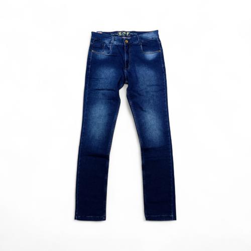 PANTALON JEANS TALLA 30 - SOF - SEMITUBO / LLANO - AZUL MARINO OSCURO