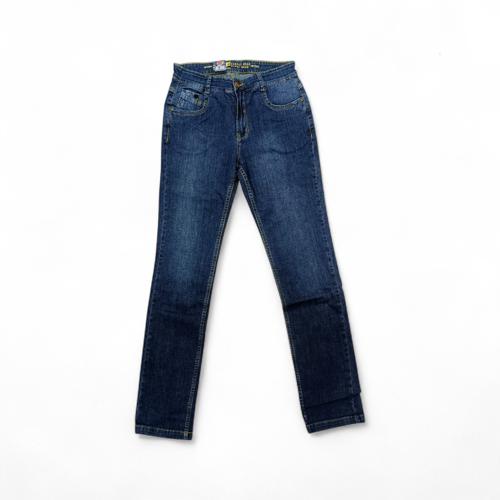 PANTALON JEANS TALLA 30 - COD36 - SEMITUBO / LLANO - AZUL OSCURO