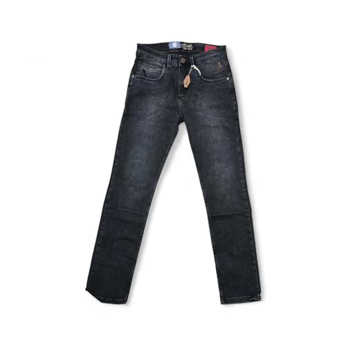 PANTALON JEANS TALLA 38 - RF - COD77 - VAQUERO CONFORT AMER. - DENIM W - JEANS NEGRO CENIZO