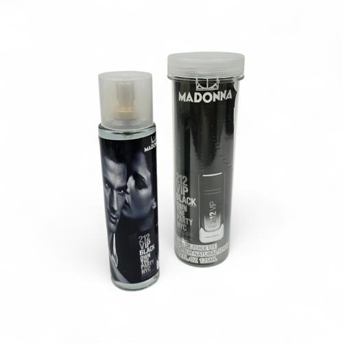 PERFUME - MD - COD172 - CILINDRICO  - 125 ML SPRAY - FOR MEN - NEGRO