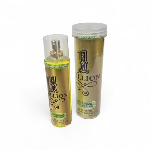 PERFUME - MD - COD137 - CILINDRICO  - 125 ML SPRAY - FOR MEN - AMARILLO