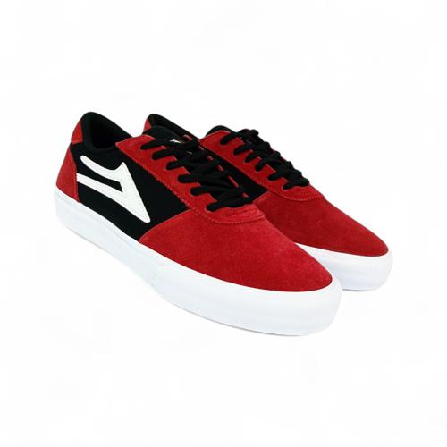 ZAPATO TALLA 7.0 - COD15 - MANCHESTER - ROJO & NEGRO