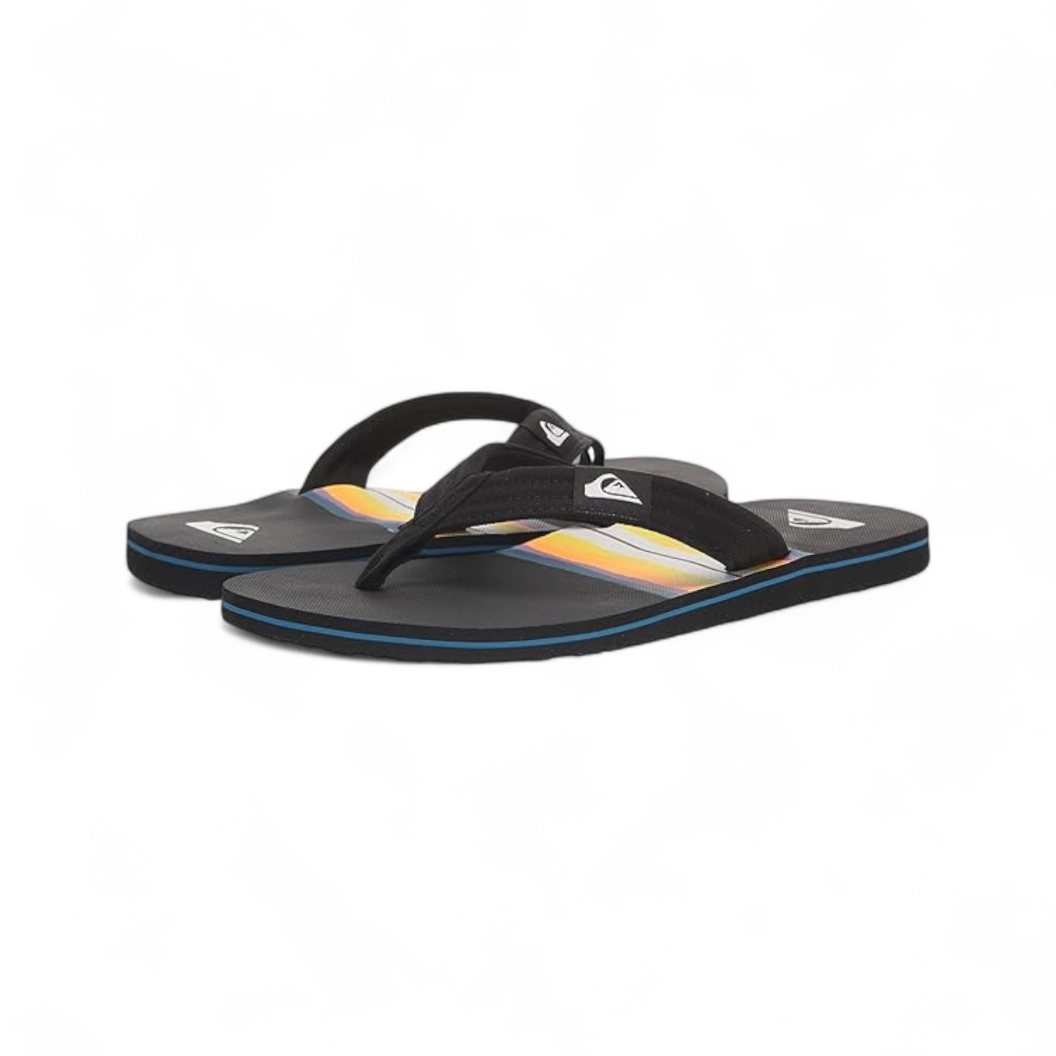SANDALIA TALLA 7.0 - COD22 - NEGRA/RAYAS COLORES