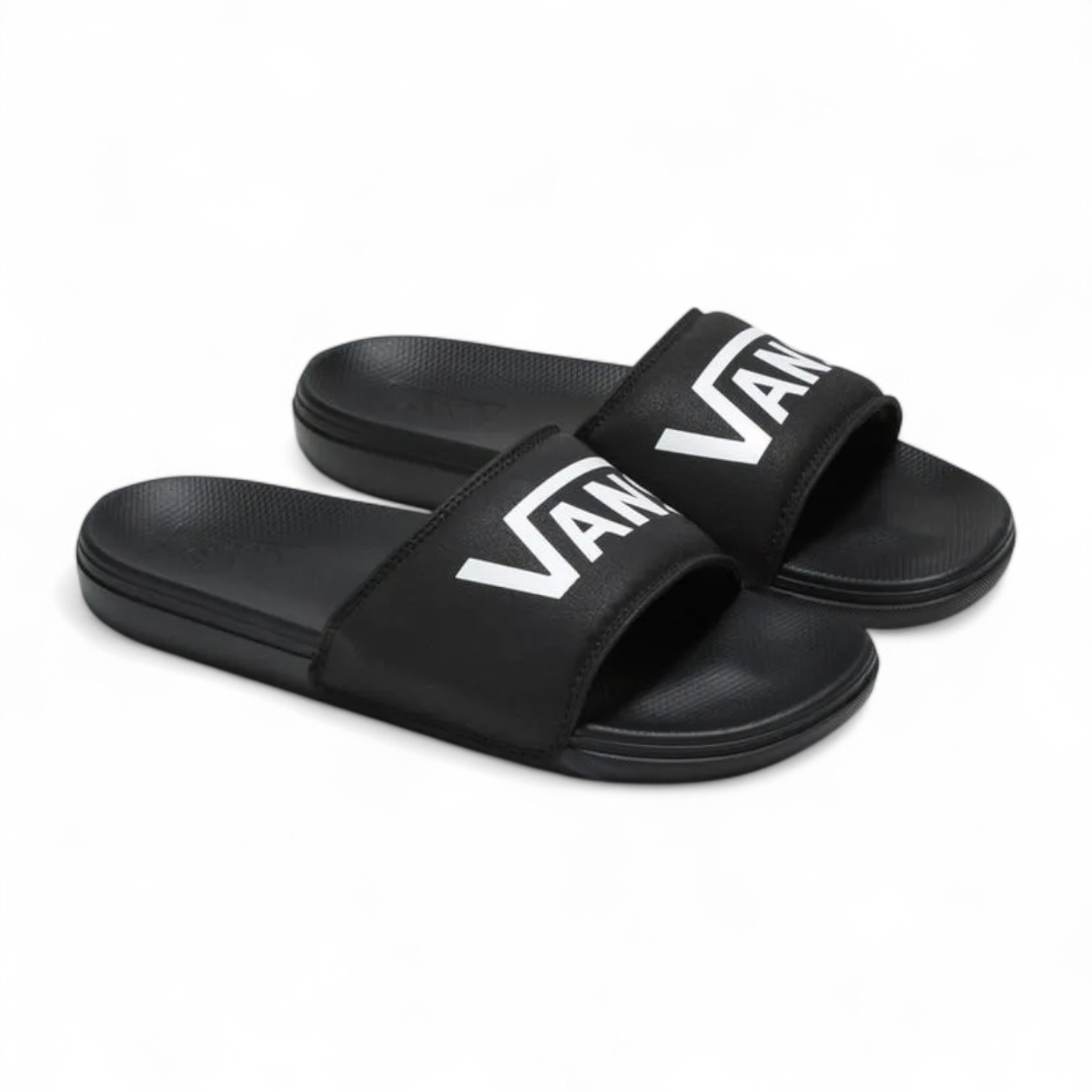 SANDALIA TALLA 7.0 - COD33 - LA COSTA SLIDE - NEGRO/LETRAS BLANCAS GRANDE
