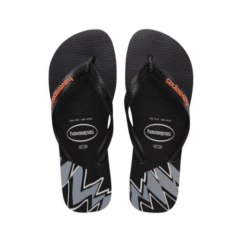 SANDALIA TALLA 9.0 - COD56 - H TOP SPLICE FC - NEGRO/GRIS/LETRAS NARANJAS US :9 EUR:44/43 BR:41/42