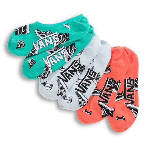 MEDIAS TALONERA - PLANTILLA - VANS  -  TALLA US 1-6 - PACK 3 - COLORES VARIADO