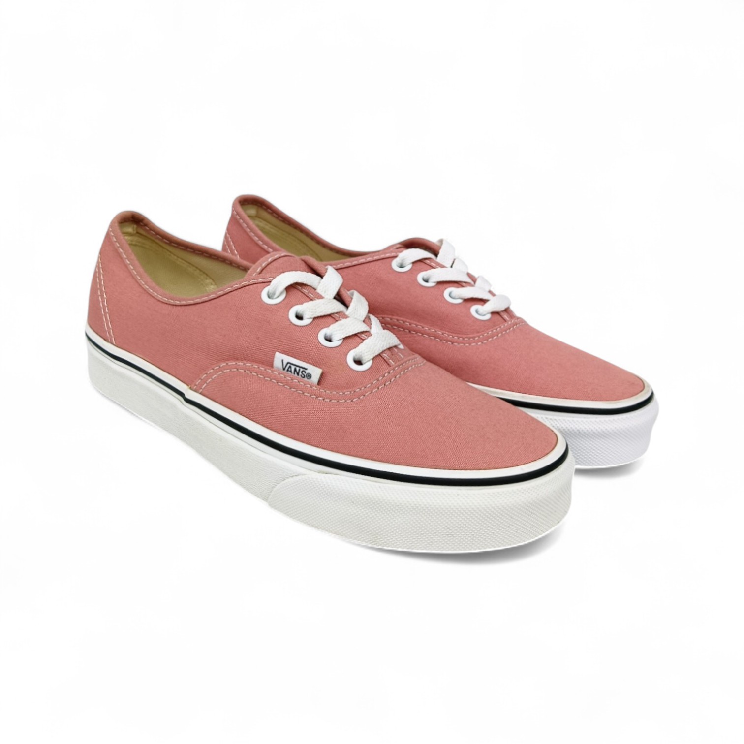 ZAPATO TALLA 4.5 - VANS - AUTHENTIC - ROSADO/BLANCO