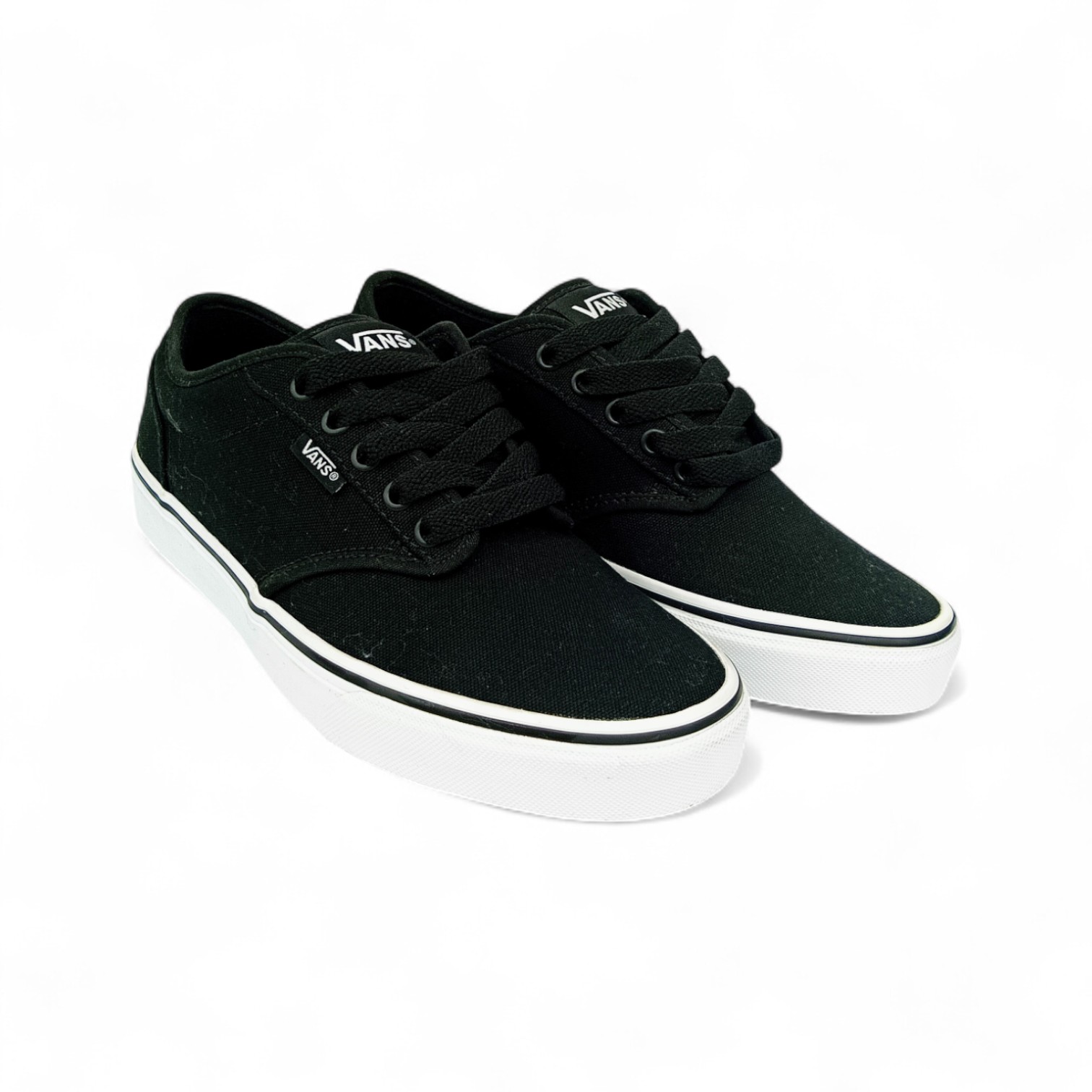 ZAPATO TALLA 7.5 - VANS - ATWOOD - NEGRO/BLANCO