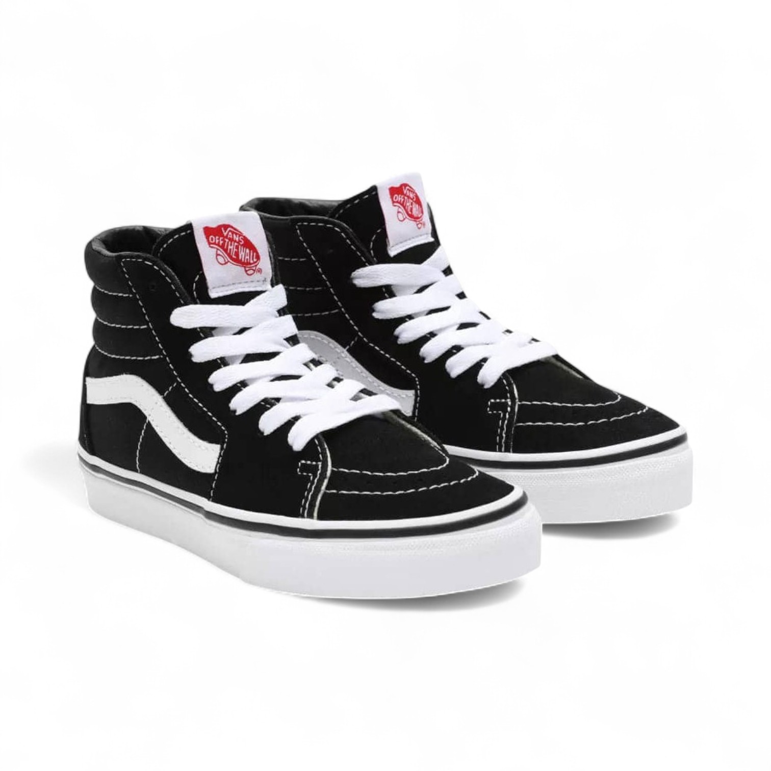 ZAPATO TALLA 7.5 - VANS - SK8 HI - NEGRO/BLANCO