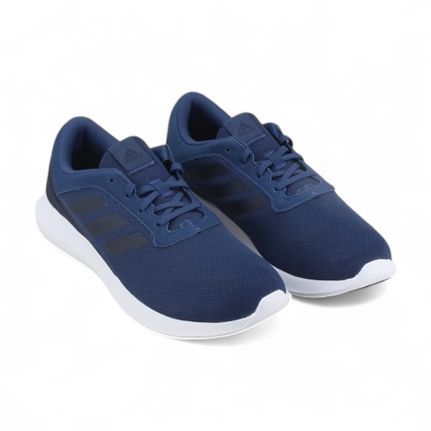 ZAPATO TALLA 8.0 - ADIDAS - DEPORTIVO / CORERACER - AZUL BLANCO