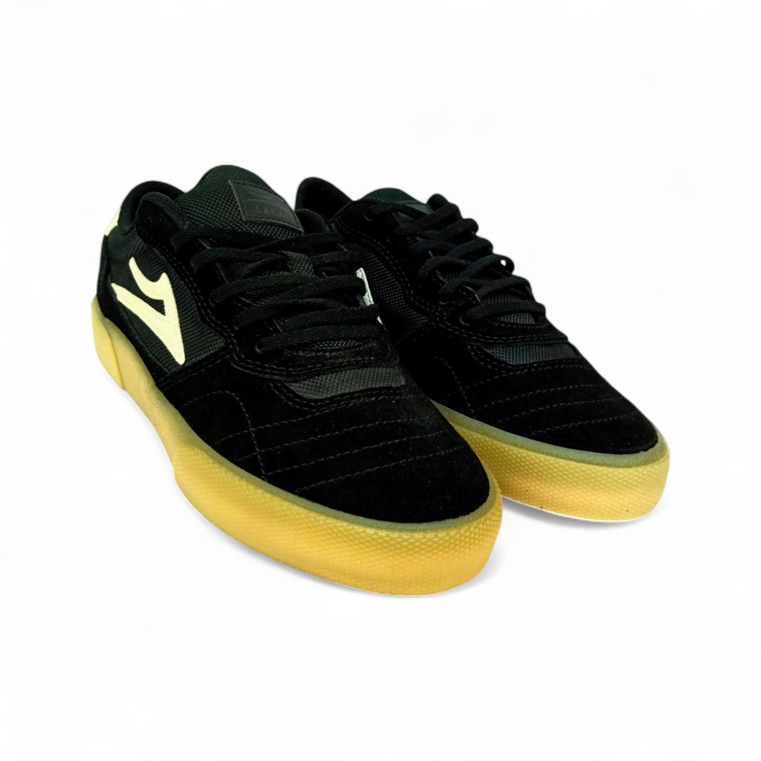 ZAPATO TALLA 8.0 - LAKAI - CAMBRIDGE - NEGRO/CAFE REFLECTIVO