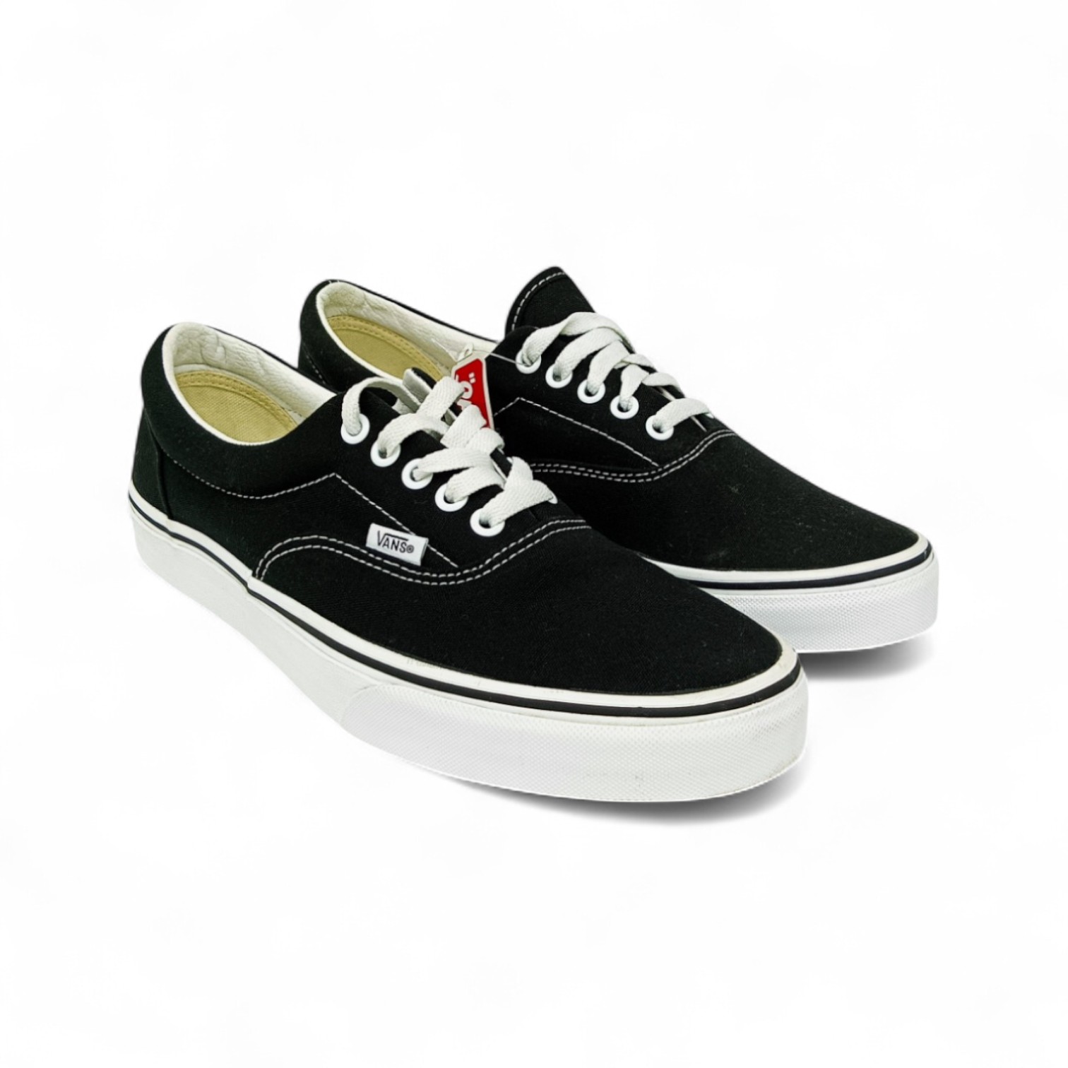 ZAPATO TALLA 8.0 - VANS - ERA - NEGRO/BLANCO