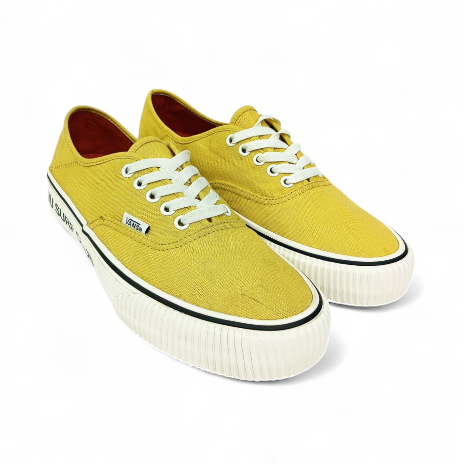 ZAPATO TALLA 8.5 - VANS - AUTHENTIC SF - AMARILLO/CREMA/NARANJA