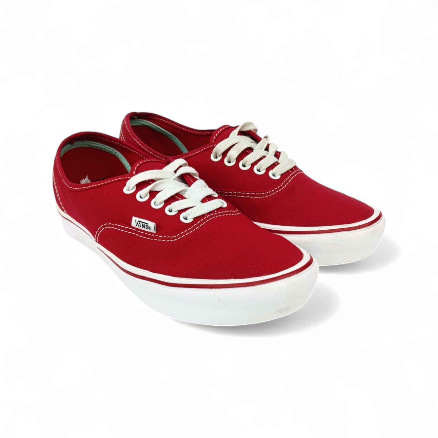 ZAPATO TALLA 8.5 - VANS - COMFYCUSH AUTHENTIC - ROJO /BLANCO