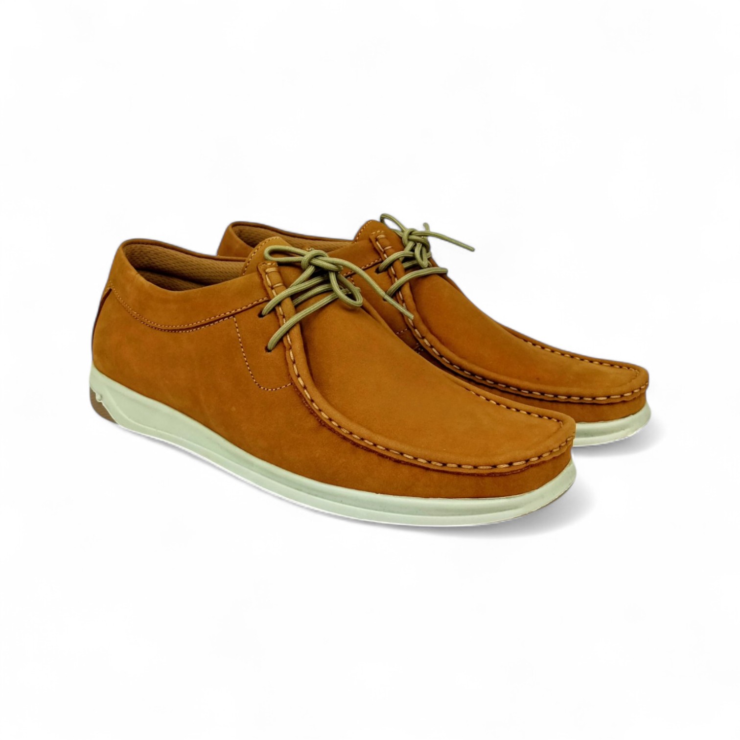 ZAPATO TALLA 8.5 - VICTORY SHOES - TOPO 2 CASUAL / CUERO - GUABA NOBUK - 8.5 / 41
