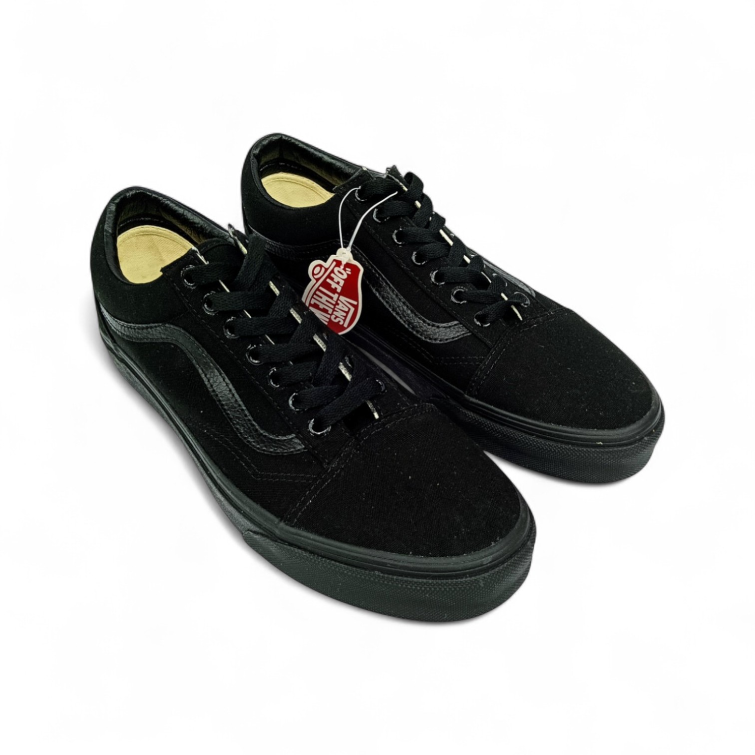 ZAPATO TALLA 9.0 - VANS - OLD SKOOL - NEGRO ENTERO