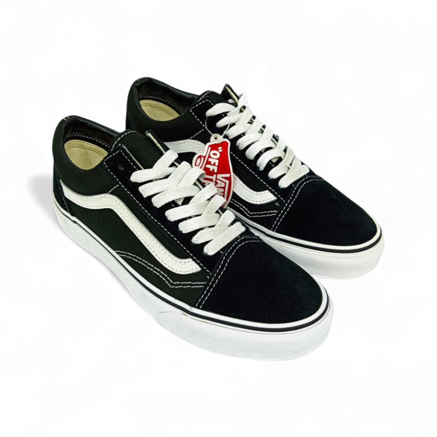 ZAPATO TALLA 9.0 - VANS - WARD - NEGRO/BLANCO