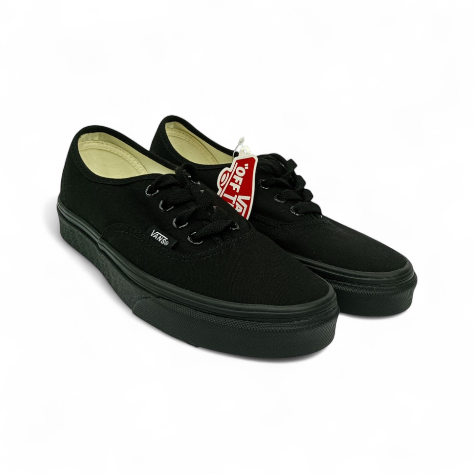 ZAPATO TALLA 9.0 - VANS AUTHENTICS - NEGRO ENTERO