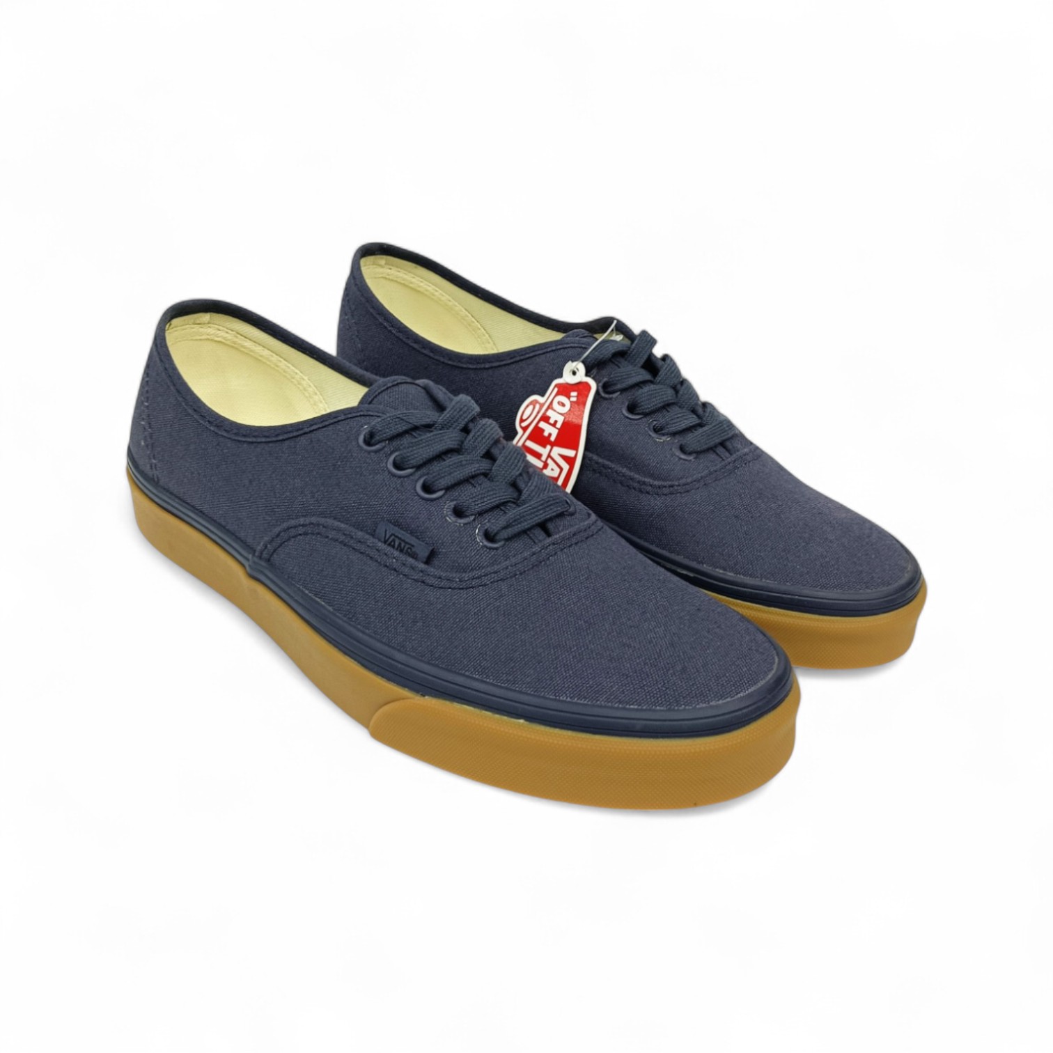 ZAPATO TALLA 9.5 - VANS - AUTHENTIC - AZUL PETROLEO /CAFE