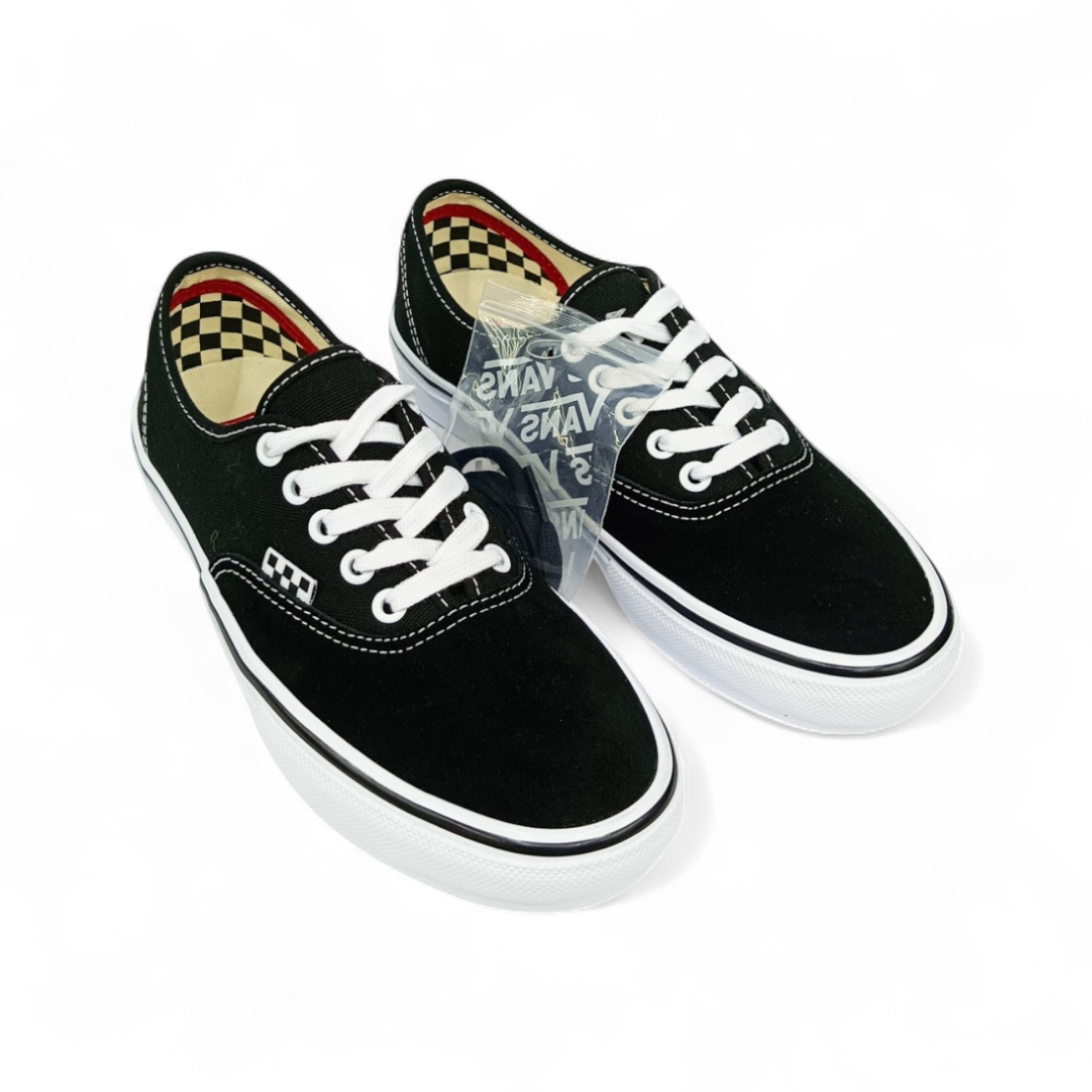 ZAPATO TALLA 9.5 - VANS - AUTHENTIC SKATEBOARDING - NEGRO/BLANCO