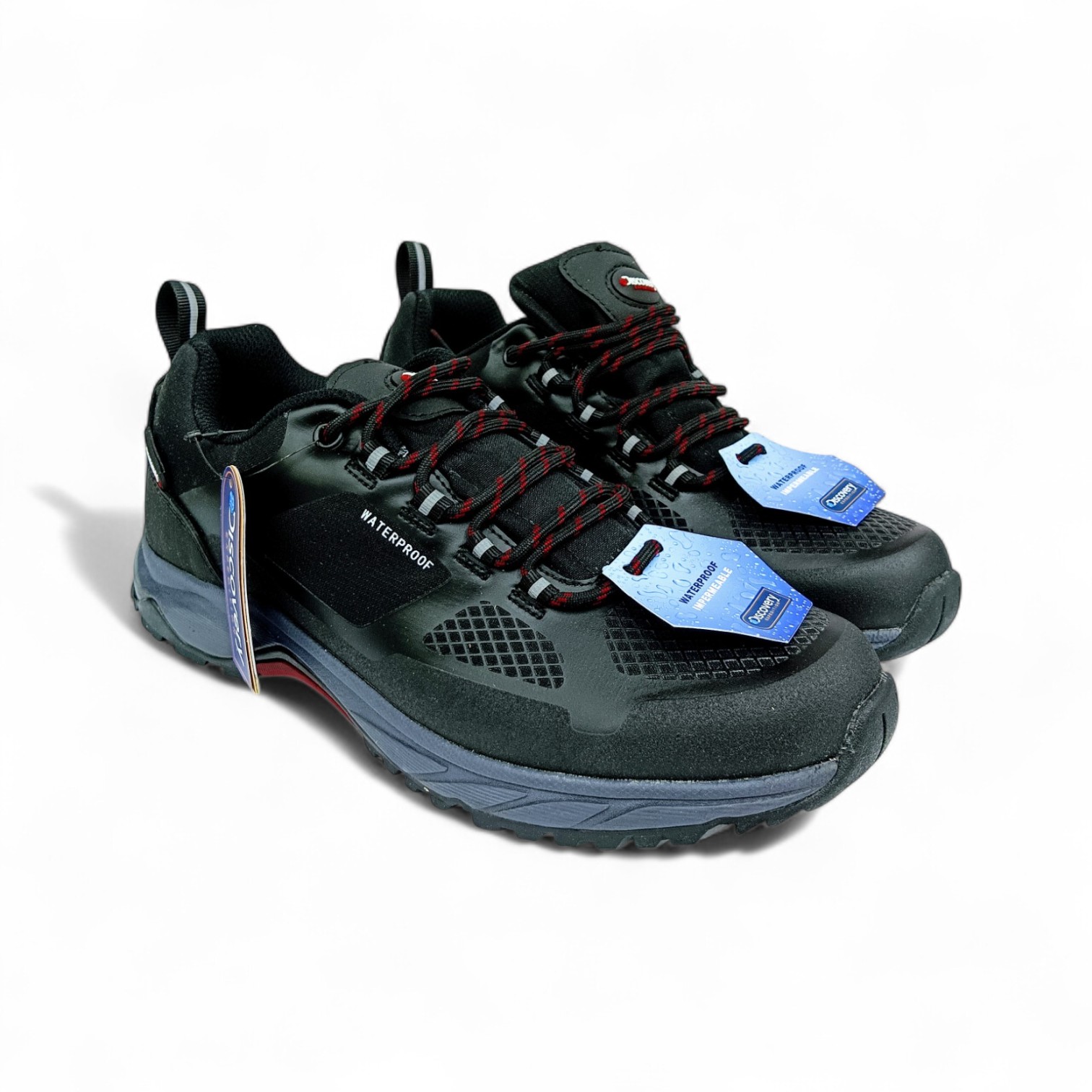 ZAPATO TALLA 9 - DISCOVERY EXPEDITION - MONTAÑA GEZER - NEGRO/ROJO - 9 / 41.5
