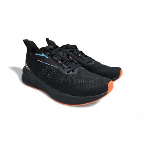 ZAPATO TALLA 10.0 - DP - COD108 - M'S CUSHION SHOES - QUIKFOAM LITE - NEGRO/NARANJA