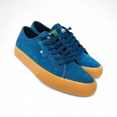 ZAPATO TALLA 7.0 - COD5 - MANUAL - TURQUESA / CAFÉ