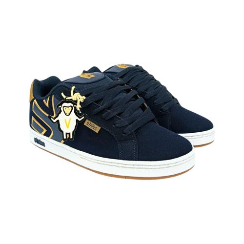 ZAPATO TALLA 8.5 - COD7 - FADER 468 - AZUL/CAFE/BLANCO