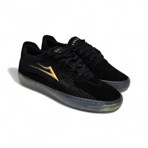 ZAPATO TALLA 9.0 - UB - COD15 - ESSEX - URBAN BASIC - NEGRO/DORADO